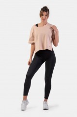 Футболка Organic Cotton Loose Fit “The Minimalist” Crop Top 417 Salmon