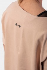 Футболка Organic Cotton Loose Fit “The Minimalist” Crop Top 417 Salmon