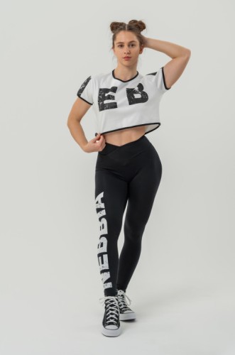 Топ Nebbia Oversized crop top GAME ON White 610