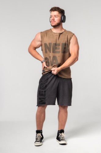 Безрукавка Nebbia Washed-off Tank Top BEASTIN' Light Brown 361