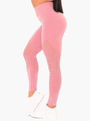 Леггинсы Ryderwear Geo Seamless High Waisted Leggings Pink