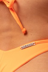 КУПАЛЬНЫЕ ТРУСИКИ HIGH CUT V-SHAPE BIKINI BOTTOM ORANGE NEON 455