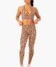Леггинсы Ryderwear Hybrid Full Length Leggings - Tan Leopard