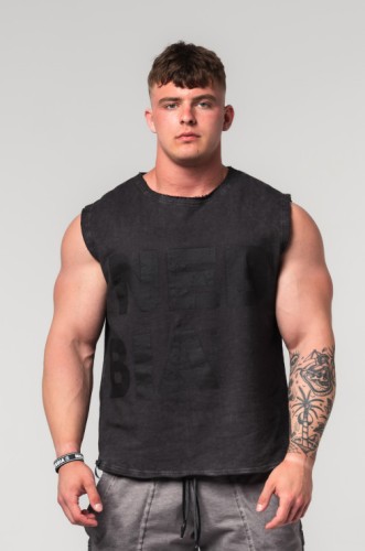 Безрукавка Nebbia Washed-off Tank Top BEASTIN' Black 361