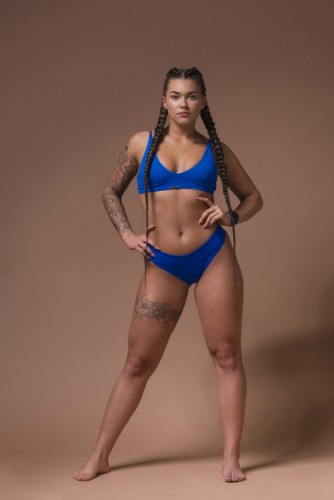 КУПАЛЬНЫЕ ТРУСИКИ CLASSIC BRAZIL BIKINI BOTTOM BLUE 454