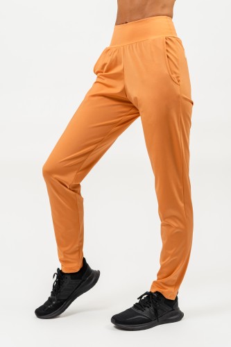 Штаны Shiny Slim Fit Leggings Pants SLEEK Orange 482