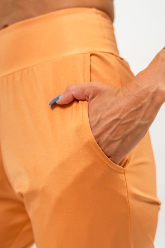 Штаны Shiny Slim Fit Leggings Pants SLEEK Orange 482