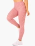 Леггинсы Ryderwear Hybrid Full Length Leggings - Pink Leopard