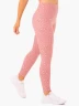 Леггинсы Ryderwear Hybrid Full Length Leggings - Pink Leopard