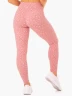 Леггинсы Ryderwear Hybrid Full Length Leggings - Pink Leopard