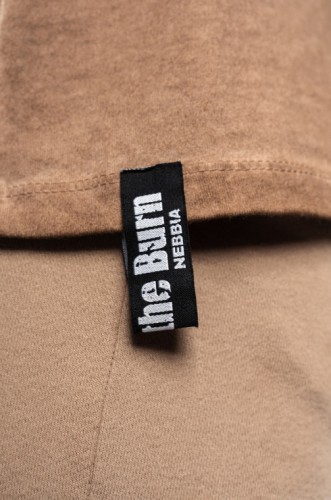 Майка Nebbia Washed-off Oversized Stringer MAX OUT Light Brown 359