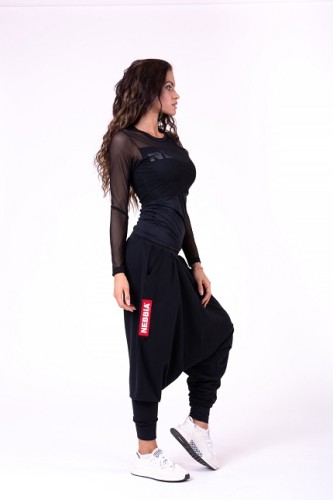 Лонгслив Nebbia Flash-Mesh Long Sleeve Shirt 664 Black