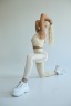 Легінси Fitzona Beige With Gold Leggings
