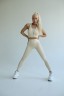 Легінси Fitzona Beige With Gold Leggings