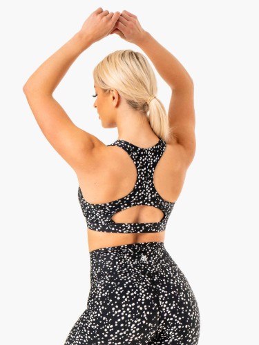 Топ Ryderwear Reform Sports Bra - Black Speckle