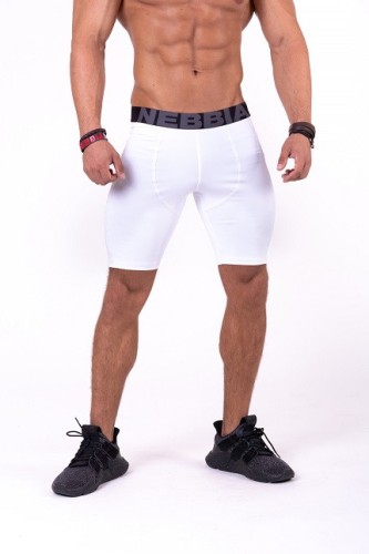 Мужские велосипедки NEBBIA ROAD HERO BIKER SHORTS 161 White