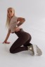 ЛЕГІНСИ TOTAL BROWN CAROTA FITNESS LEGGING 14624
