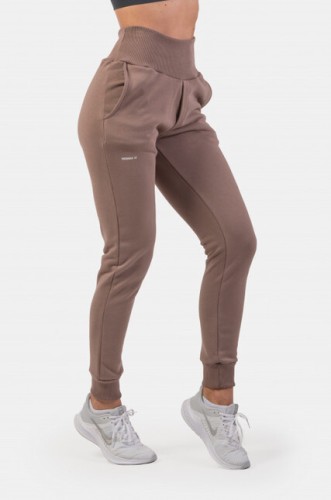 Штаны High-Waist Loose Fit Sweatpants "Feeling Good" 409 Brown