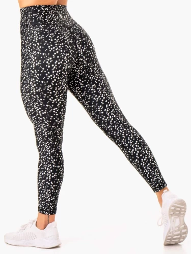 Леггинсы Ryderwear Reform High Waisted Leggings - Black Speckle