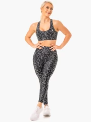 Леггинсы Ryderwear Reform High Waisted Leggings - Black Speckle