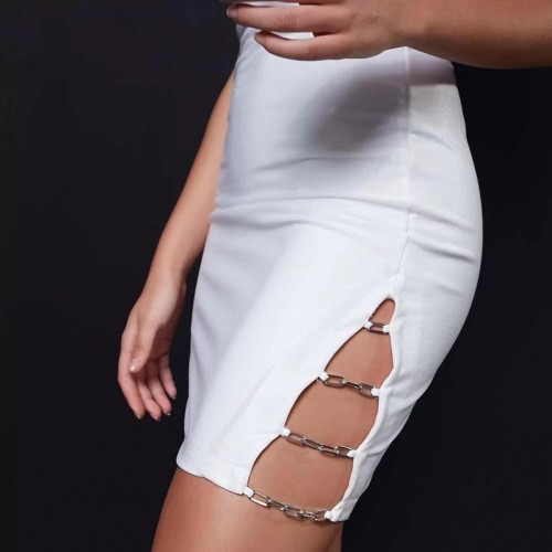 Плаття Labellamafia Dress White And Silver Chainz 21366 