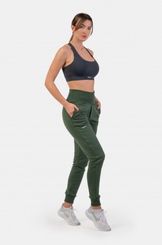 Штаны High-Waist Loose Fit Sweatpants "Feeling Good" 409 Dark Green