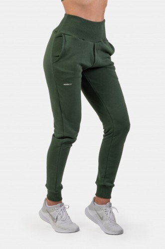 Штаны High-Waist Loose Fit Sweatpants "Feeling Good" 409 Dark Green