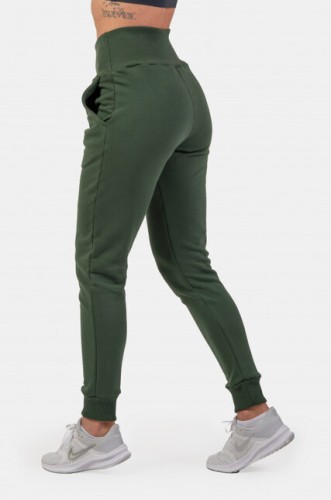 Штаны High-Waist Loose Fit Sweatpants "Feeling Good" 409 Dark Green
