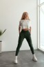 Штаны High-Waist Loose Fit Sweatpants "Feeling Good" 409 Dark Green