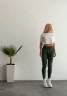 Штаны High-Waist Loose Fit Sweatpants "Feeling Good" 409 Dark Green