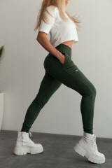 Штаны High-Waist Loose Fit Sweatpants "Feeling Good" 409 Dark Green