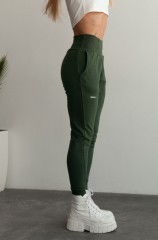 Штаны High-Waist Loose Fit Sweatpants "Feeling Good" 409 Dark Green
