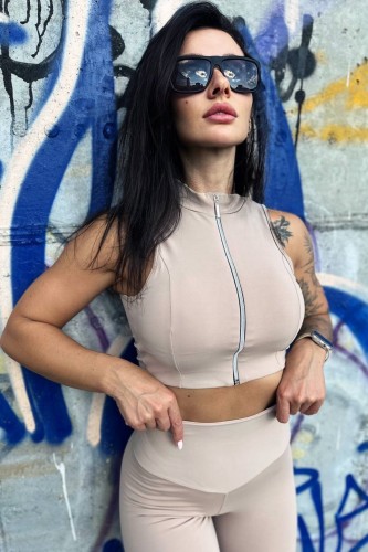 Топ Blouse Cloud Fitzona Beige 14835