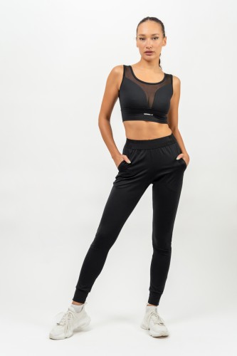 Штаны Slim Fit Leggings Pants GYM SPIRIT Black 466