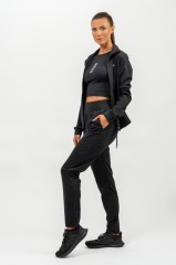 Кофта Nebbia Shiny Zip Up Workout Jacket SLEEK Black 481