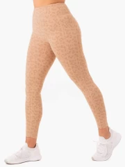 Легінси Ryderwear Ultra High Waisted Full Length Leggings - Tan Leopard
