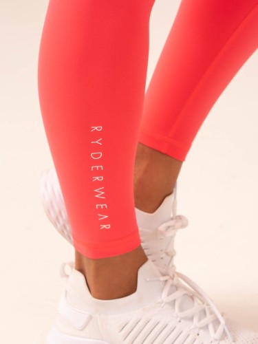 Леггинсы Ryderwear NKD V Scrunch Leggings - Neon Salmon