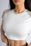 Топ Nebbia Crop Top Leopard '97 PRIMAL Cream Leopard 861