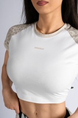 Топ Nebbia Crop Top Leopard '97 PRIMAL Cream Leopard 861