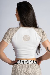 Топ Nebbia Crop Top Leopard '97 PRIMAL Cream Leopard 861