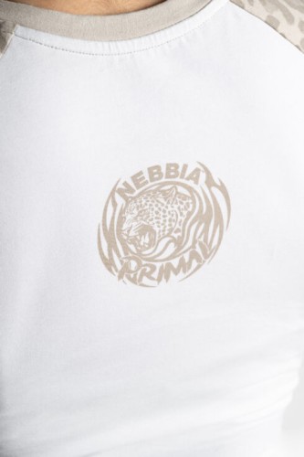Топ Nebbia Crop Top Leopard '97 PRIMAL Cream Leopard 861