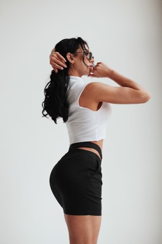 Юбка Labellamafia Skirt Ziper Frontal BL Preto