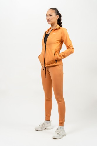Кофта Nebbia Shiny Zip Up Workout Jacket SLEEK Orange 481