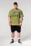 Футболка Nebbia Washed-off Oversized T-shirt HERITAGE Green 355