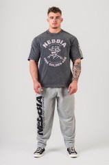 Штаны Nebbia Iconic Sweatpants BEAST MODE-ON Light Grey 198