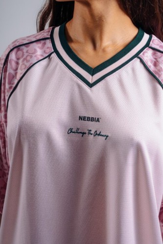 Футболка Nebbia Oversized T-Shirt '97 PRIMAL Pink Leopard 862