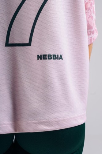 Футболка Nebbia Oversized T-Shirt '97 PRIMAL Pink Leopard 862
