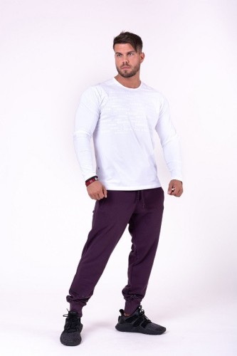 Спортивные штаны Nebbia Gym Hero joggers 153 bordo