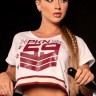 Жіноча футболка для фітнесу Hipkini Knockout Tenacious