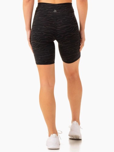 ШортыTransform Mid Length Shorts - Black Zebra